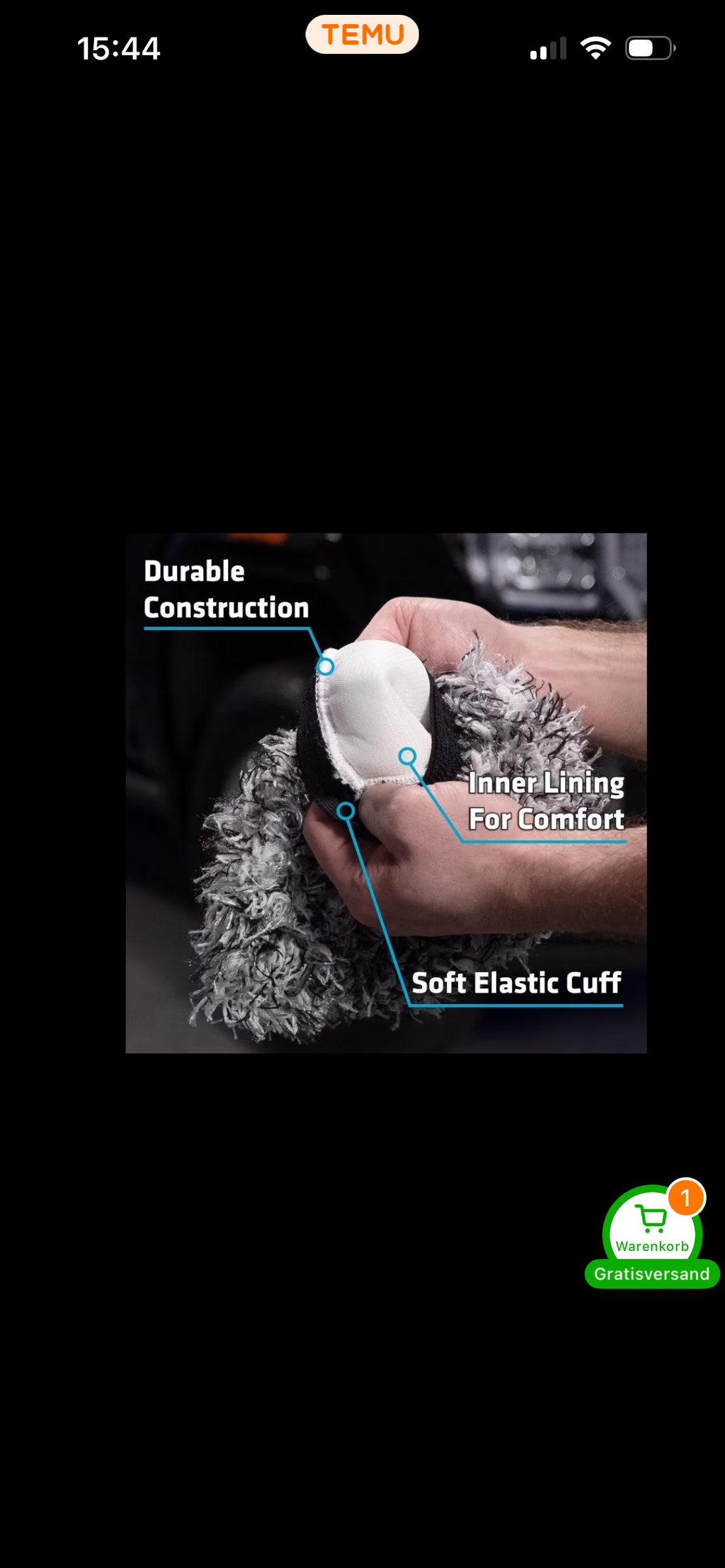 Ultra-Soft Waschhandschuh für die Fahrzeugpflege