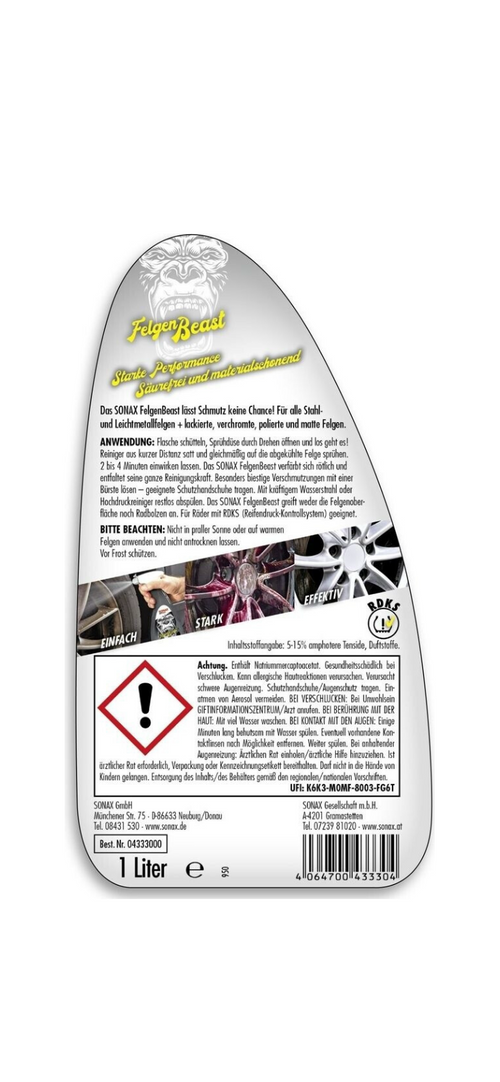 SONAX Felgenreiniger 1,0L